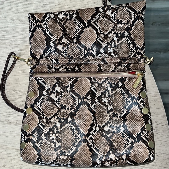 Hammitt VIP Handbag Medium Snakeskin Crossbody - Picture 4 of 5